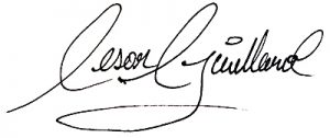 Cesar Guillermo firma